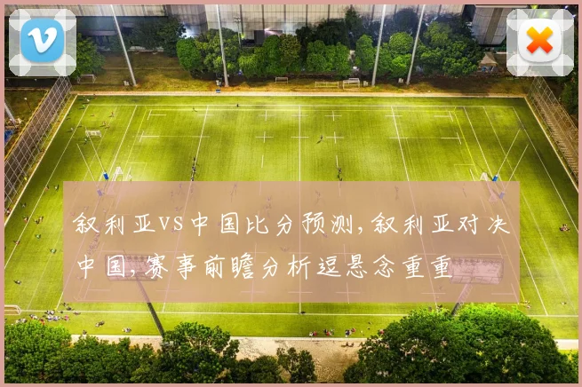 叙利亚vs中国比分预测,叙利亚对决中国,赛事前瞻分析逗悬念重重